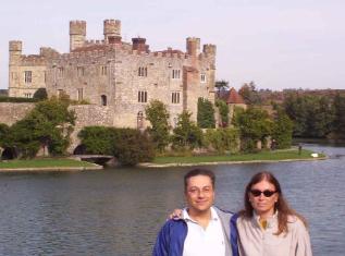 Myriam y Angelo en Leeds Castle