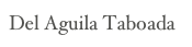 Del Aguila Taboada
